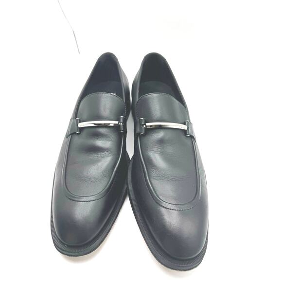 BOSS LEATHER LOAFERS WITH BRANDED HARDWARE MEN’s 9 - Picture 11 of 16